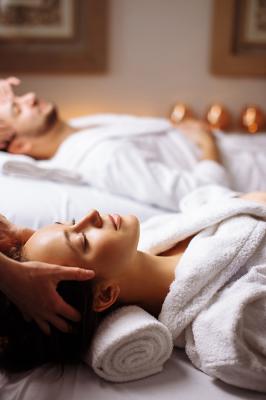 Paar Aroma Massage
